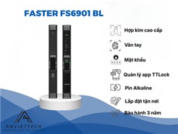 Khóa Thông Minh Hệ Cửa Nhôm Faster FS6901 BL